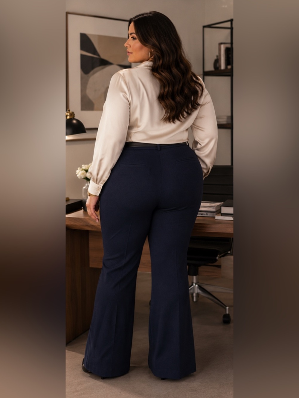torrid Office Siren Boss Babe Corporate Chic Tall bootcut flare dress pants - Picture 2 of 7